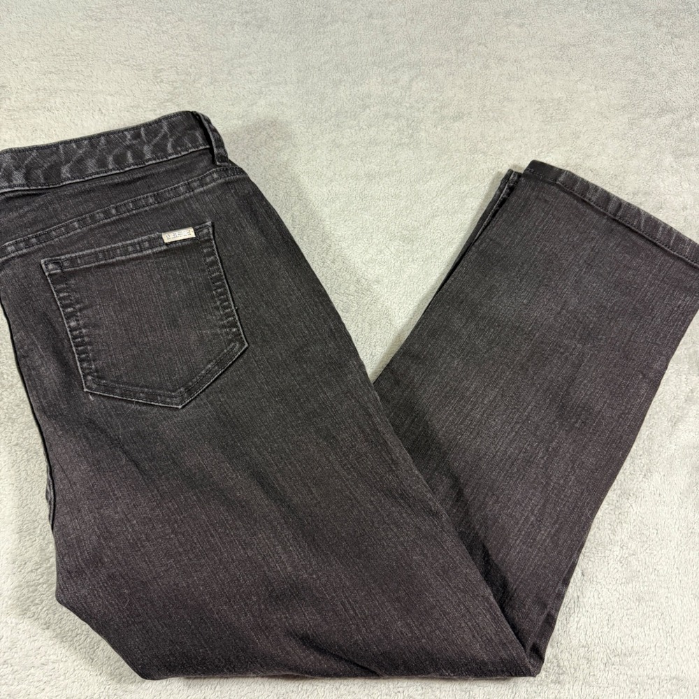 Jennifer Lopez Capri Jeans Women 12P Black Stretch Denim Cropped Pants